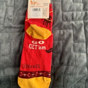 Blue Q Cowgirl ankle socks